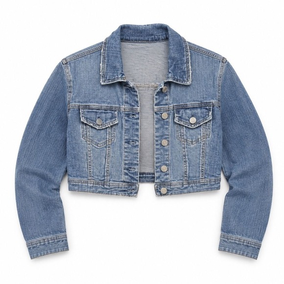 Other - Nine Planet vintage Y2K cropped denim jacket